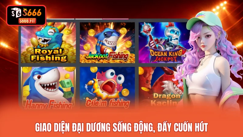 Giao diện đại dương sống động, đầy cuốn hút