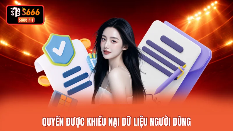 Quyền được khiếu nại dữ liệu người dùng